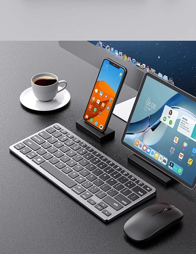 无线蓝牙键盘鼠标套装静音办公专用平板笔记本电脑充电适用华为小-tmall.com天猫